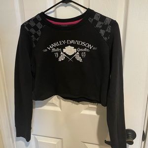 Harley cropped sweatshirt
